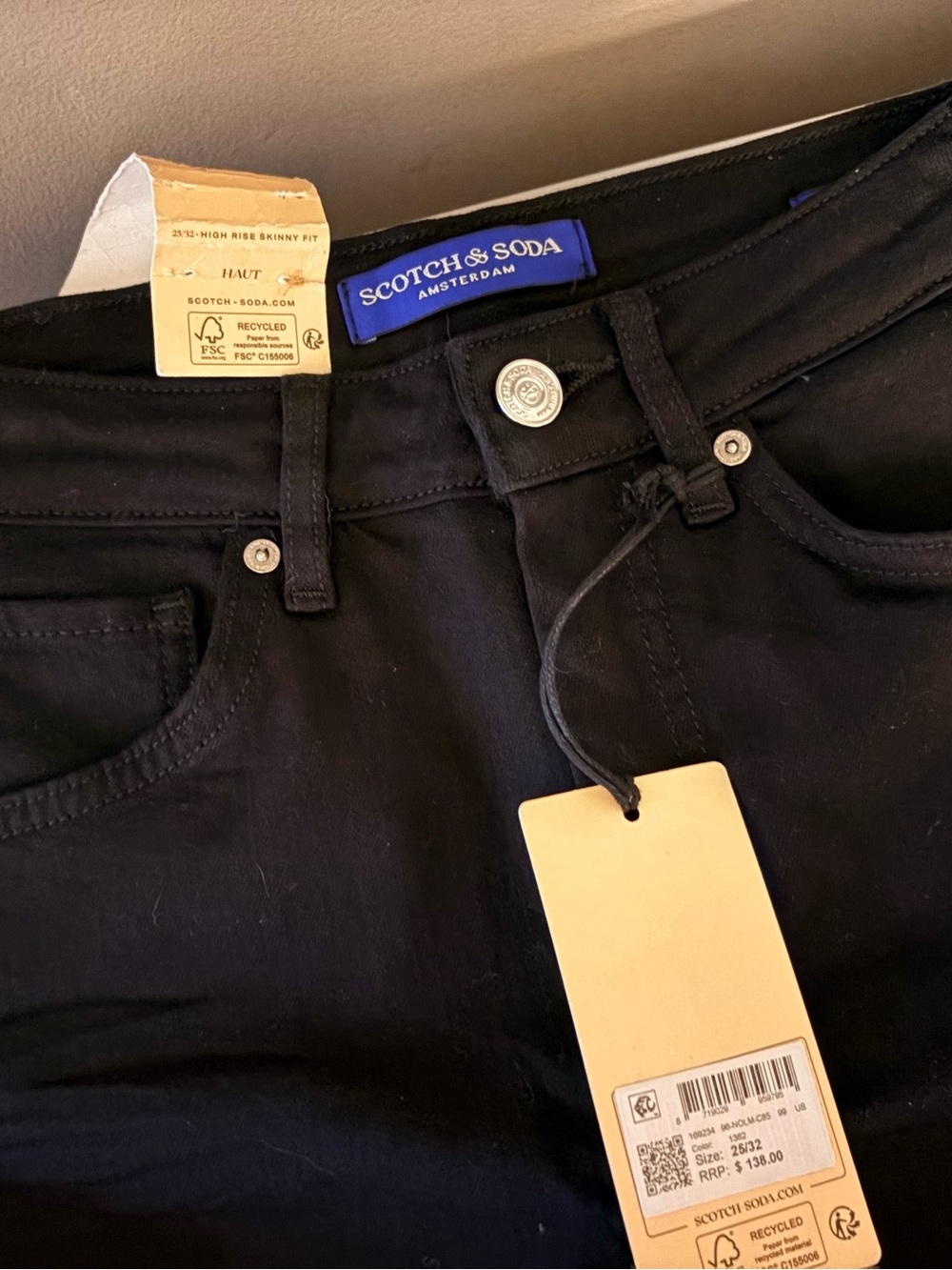 Scotch & Soda Black Women's Skinny Jeans